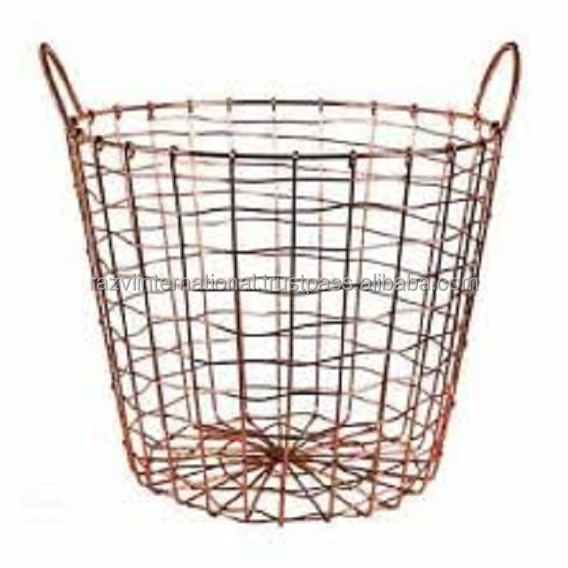 copper plating fruit storage basket