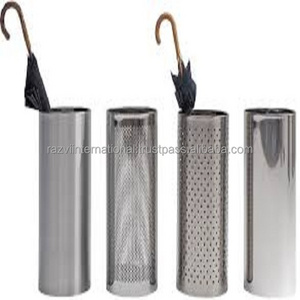 Hot Sale Metal Mesh Umbrella Stand Rack Free Standing Umbrella Hold