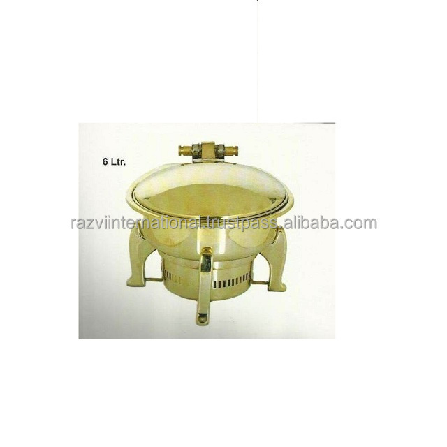 Gold chafing dish