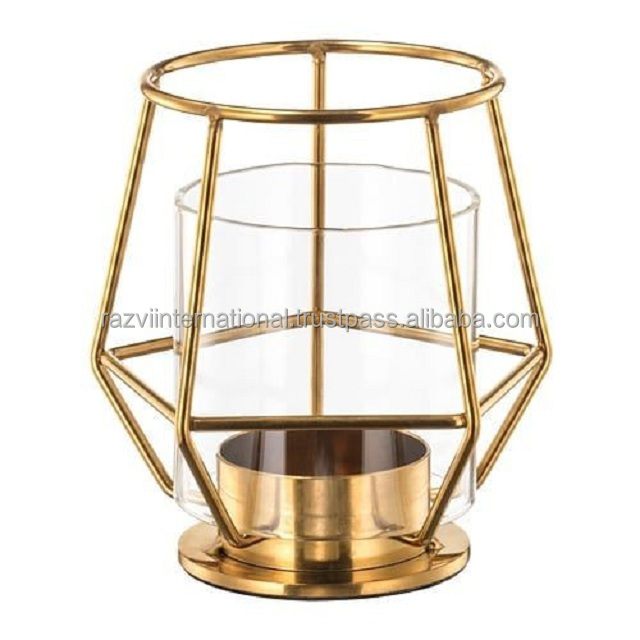 Brass Plating Decorative handmade candle votive