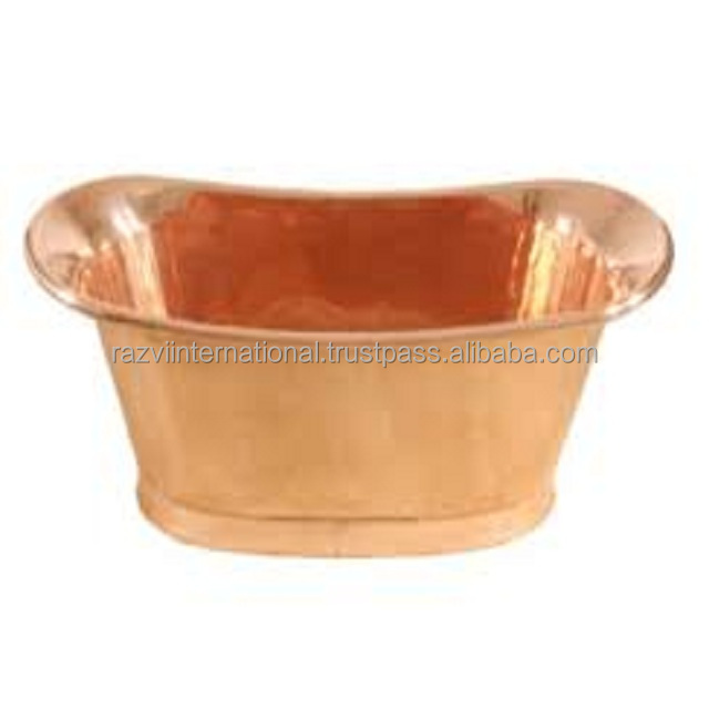 Handmade Copper Bath tub Shiny Copper Metal Bathtub Vintage Copper Hammered Bath tub