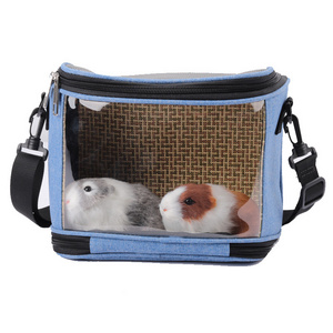 ROBBEN Travel Guinea Pig Carrier Bag Small Animals Chinchilla Squirrel Bunny Breathable Hamster Carrier Bag