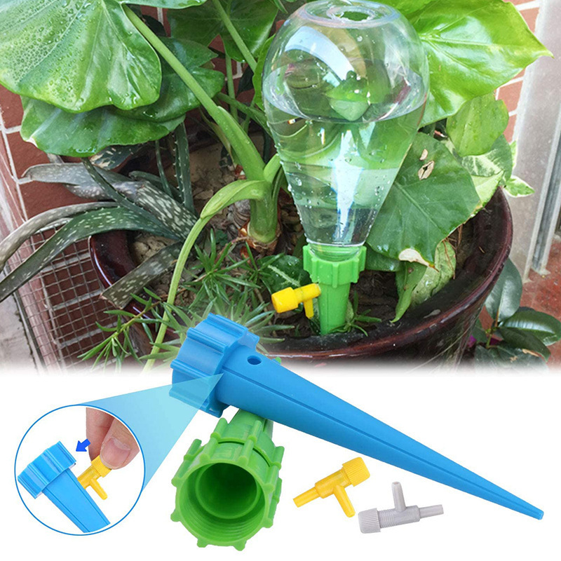 Automatic Drip Irrigation System Self Watering Spike for Flower Plants Greenhouse Garden Adjustable Auto Water Dripper Device