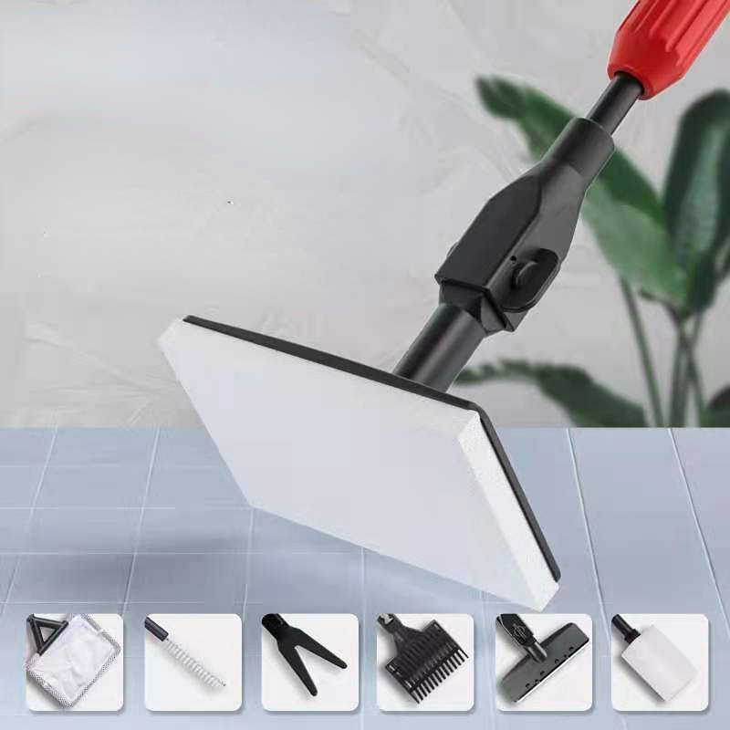 Fish tank brush retractable cleaning tool Multi-functional cleaning brush inner wall tool wipe glass algae scraper