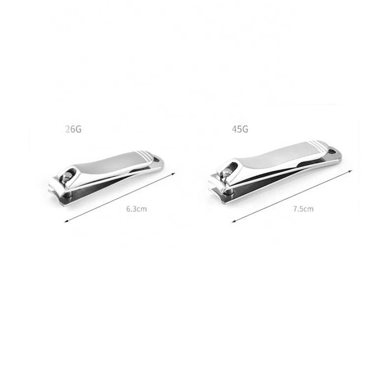 High Quality Nails Equipment Portable Durable Stainless Steel Nail Clipper With Nail File For Manicure