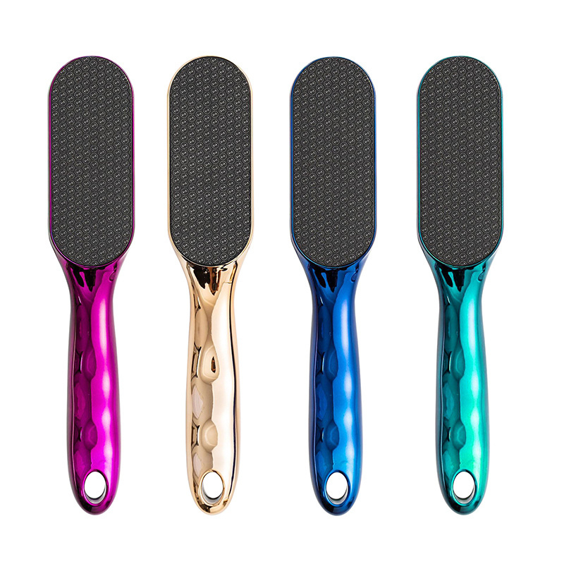 Luxury Shine Gold Foot File Reusable Washable Dead Skin Remover Nano Glass Foot File