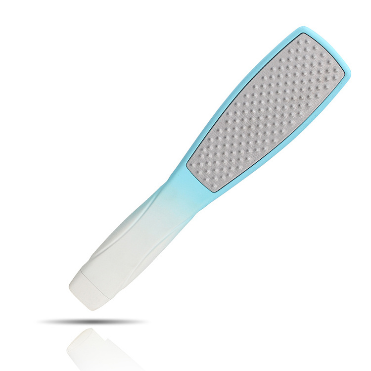 New Arrival Coarse And Fine Double Side Feet Scrubber Foot File Gradient Handle Pedicure Foot File