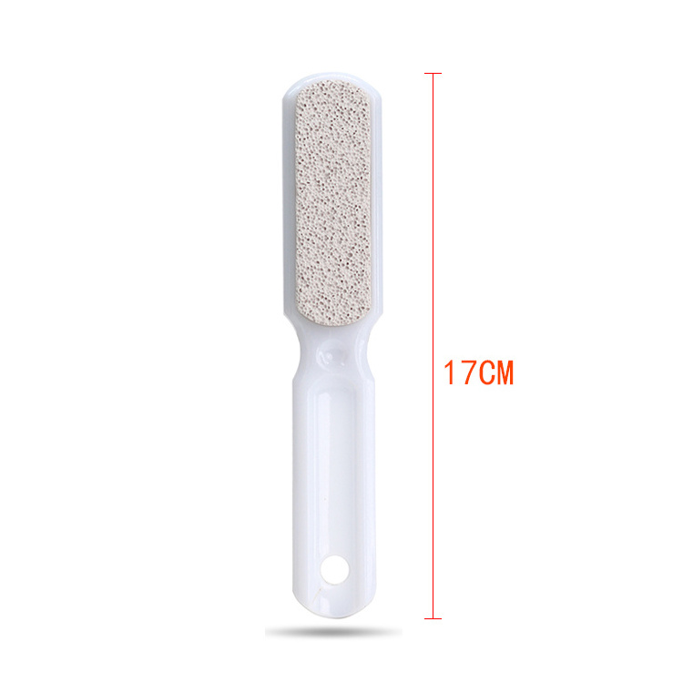 Hot Sale Spa Both Tool Foot Brush With Pumice Stone Double Sided Pedicure Natural Pumice Stone Brush