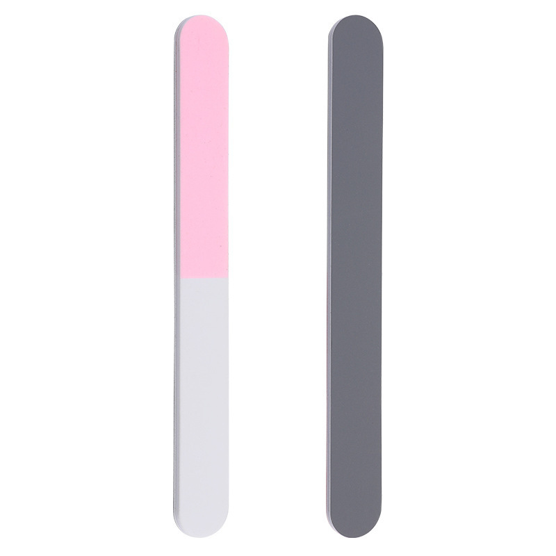 Factory Direct Wholesale Quick Amazing Shine Nail Files 3 Ways Portable Pink Nail File Custom Logo