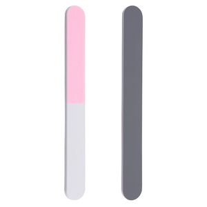 Factory Direct Wholesale Quick Amazing Shine Nail Files 3 Ways Portable Pink Nail File Custom Logo