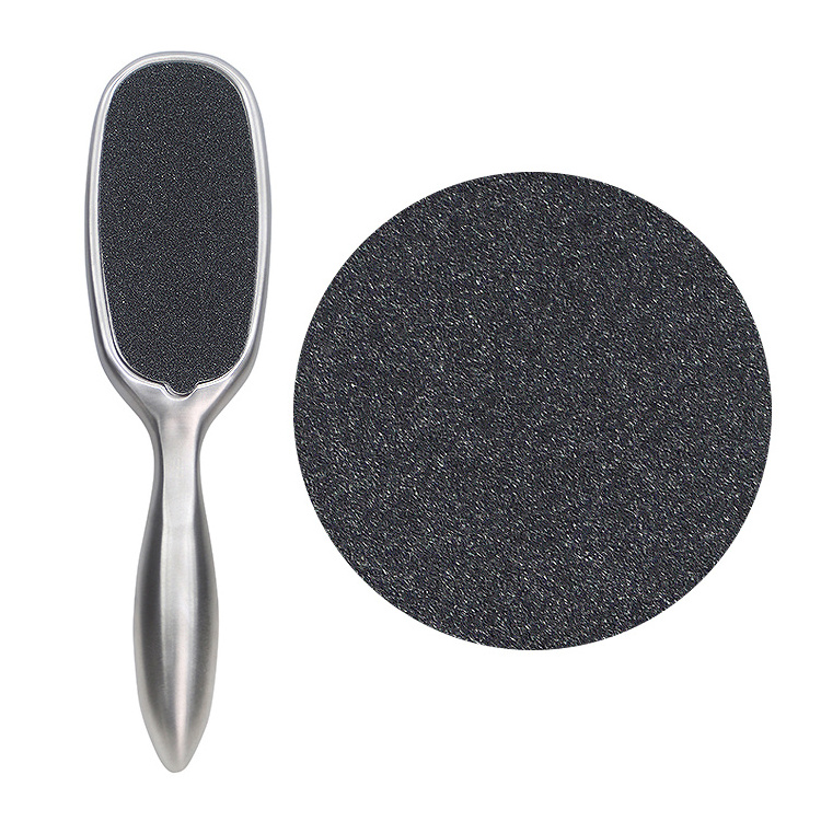 Eco-friendly Pedicure Rasp Scrubber Metal Base Replacement Sandpaper Foot File For Gentle Foot Care