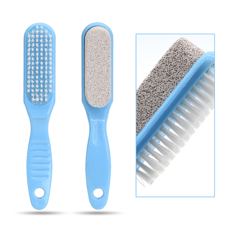 Pumice stone foot file Multi  Brush 2 In 1 Pedicure Tool files for nails  Remover Foot File Brush Foot Scrubber