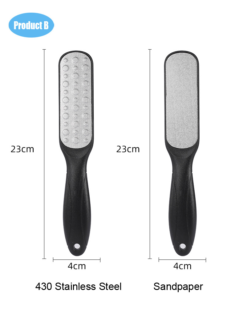 Hot Selling Factory Price Double Sided Pedicure Heel Grater Foot Rasp Foot Files Callus Remover