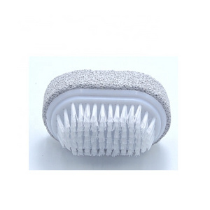 Wholesale 2 in 1 Pedicure Tools Cleaning Brush And Foot Pumice Stone For Feet Care