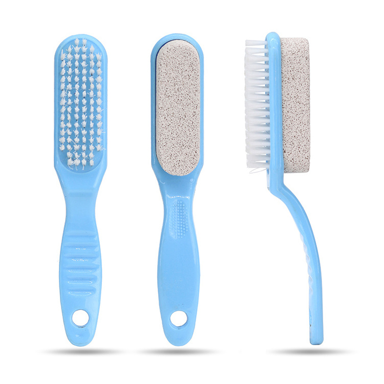 Pumice stone foot file Multi  Brush 2 In 1 Pedicure Tool files for nails  Remover Foot File Brush Foot Scrubber