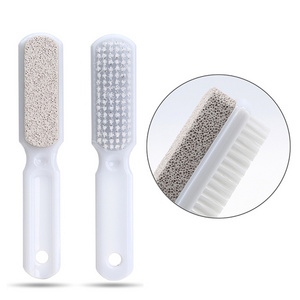 Hot Sale Spa Both Tool Foot Brush With Pumice Stone Double Sided Pedicure Natural Pumice Stone Brush