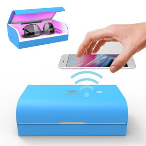 Smart Popular Portable Uvc Wireless Charger Box Phone Cleaner Mobile Phone Smart Box With Wireless Phone Charger