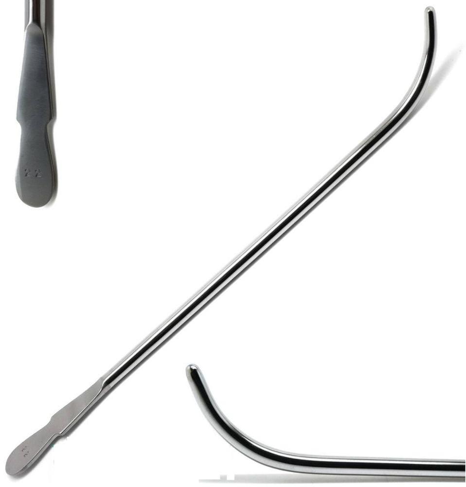 Surgical OB/GYN No. 22 FR Van Buren Sound Urethral Curved Instruments