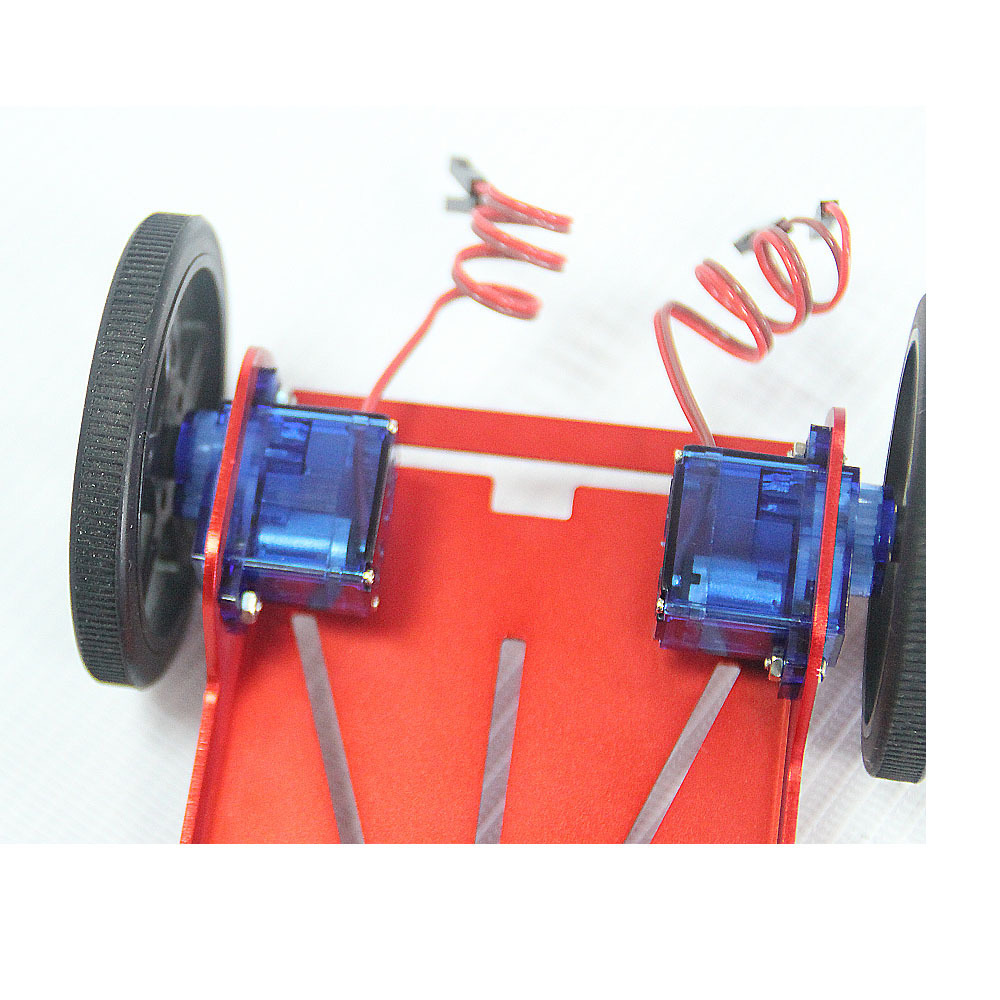 Aluminum Alloy Tracking Car Driven 2WD Smart Robot Metal Tank Car Chassis for DIY with 2 Motor