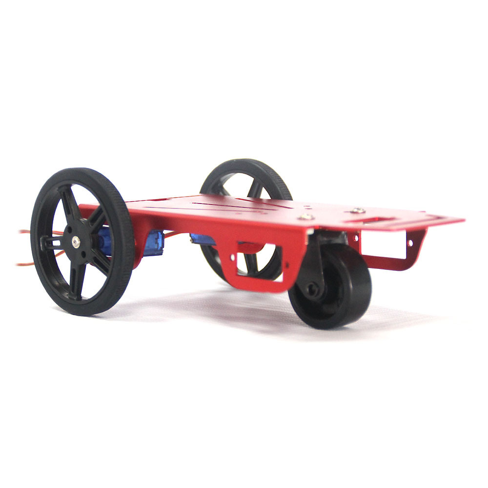 Aluminum Alloy Tracking Car Driven 2WD Smart Robot Metal Tank Car Chassis for DIY with 2 Motor