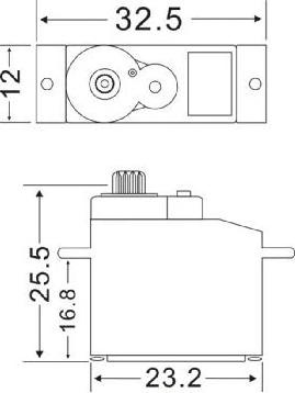 SG92R Micro Servo 1.3-1.8KG 90/180/270/360 Degree Rotating Nylon Carbon Fiber Gears RC Helicopter Boat Car Aeromodelling