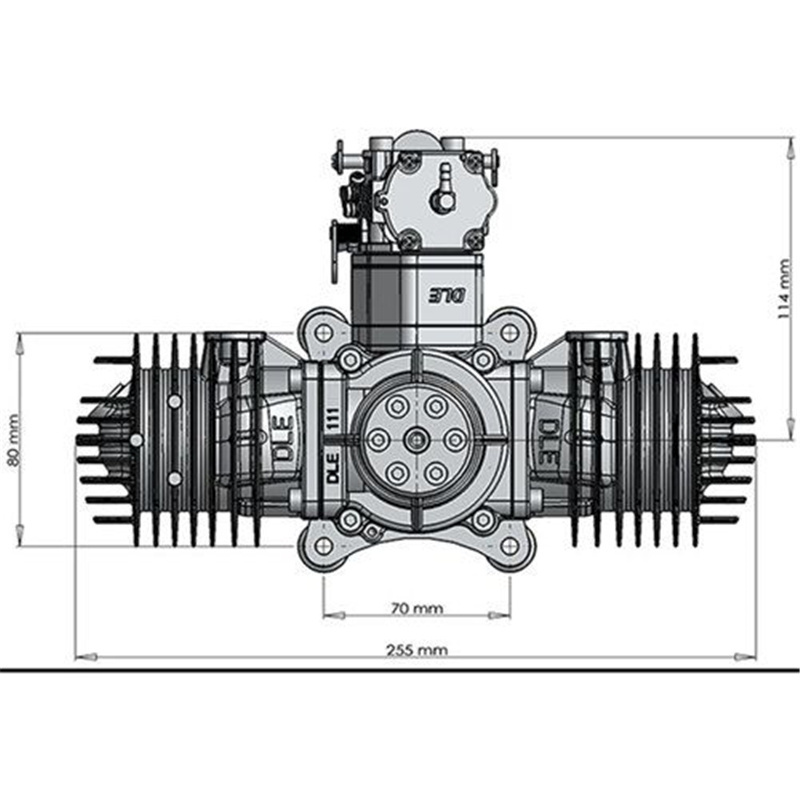 DLE111 111CC GAS Engine For RC Airplane model hot sell DLE-111 DLE 111CC DLE GAS airplane engine