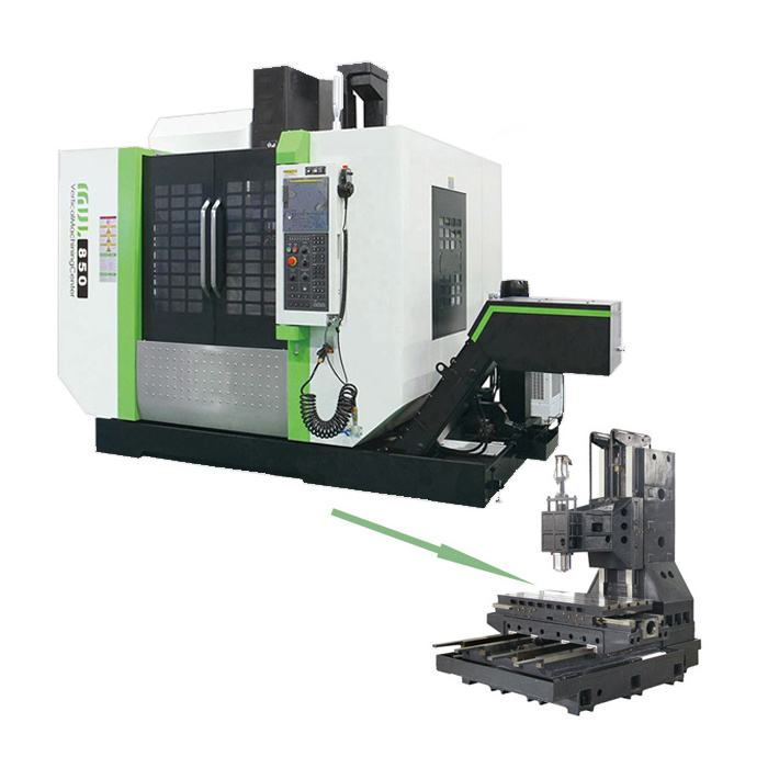 DRC Vmc850 Vmc Centre Fanuc 4 Axis Cnc Milling Vertical Machining Center Fresadora Cnc 3 Axis Cnc Milling Machine