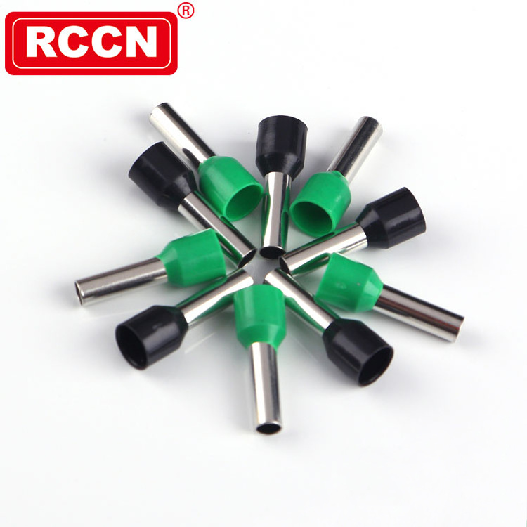 RCCN PP Coated Terminal ET0.75-8 Plastic Coated Terminal Copper Cable Lugs Copper Terminal Ends