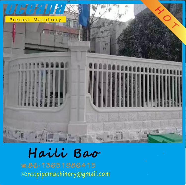 Custom Made Plastic Decorative Concrete Fence Post Mold/ Mould/molds for Sale Customized Plastic Mold Concrete Formwork PP ABS