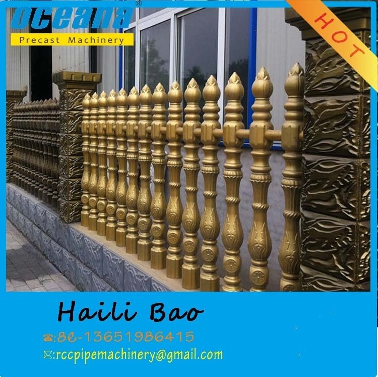 Custom Made Plastic Decorative Concrete Fence Post Mold/ Mould/molds for Sale Customized Plastic Mold Concrete Formwork PP ABS