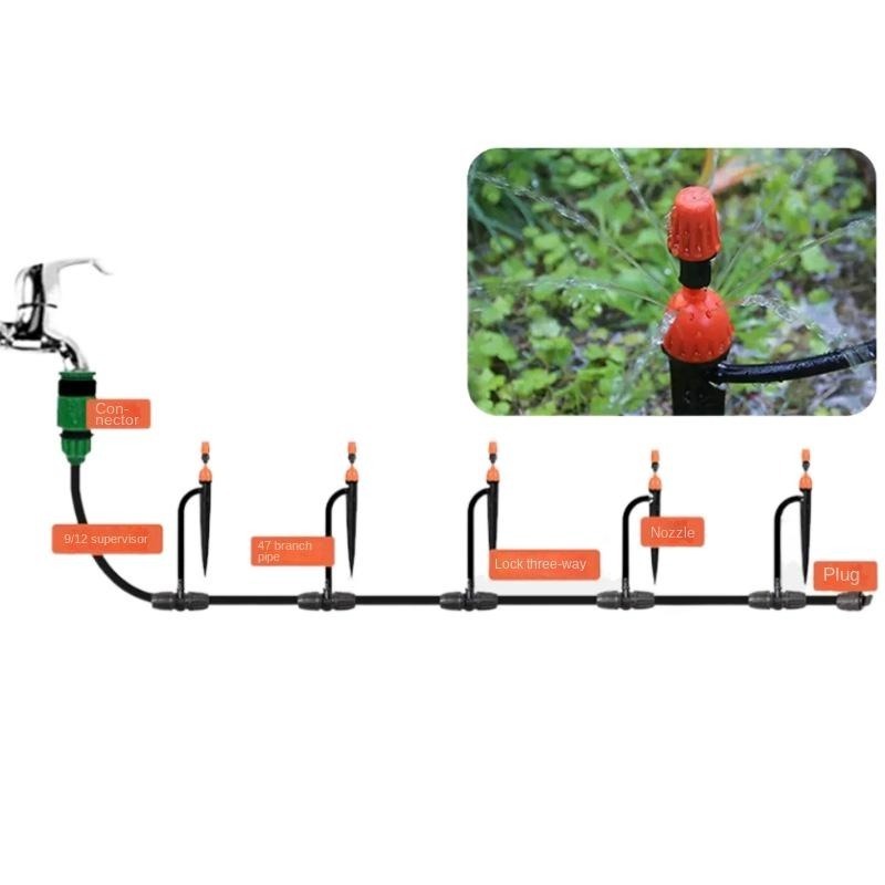 10m  Tube  Hose Semi-automatic Watering Kits for Indoor Vegetable Garden Kit Irrigation Set