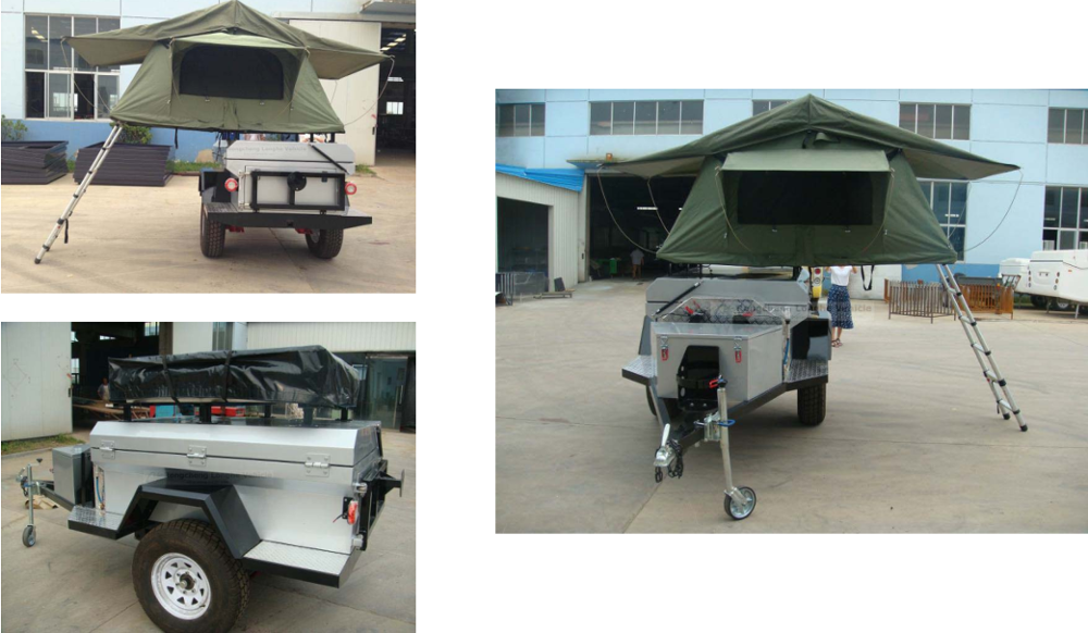 High Quality Travel Motorcycle Camper Trailer