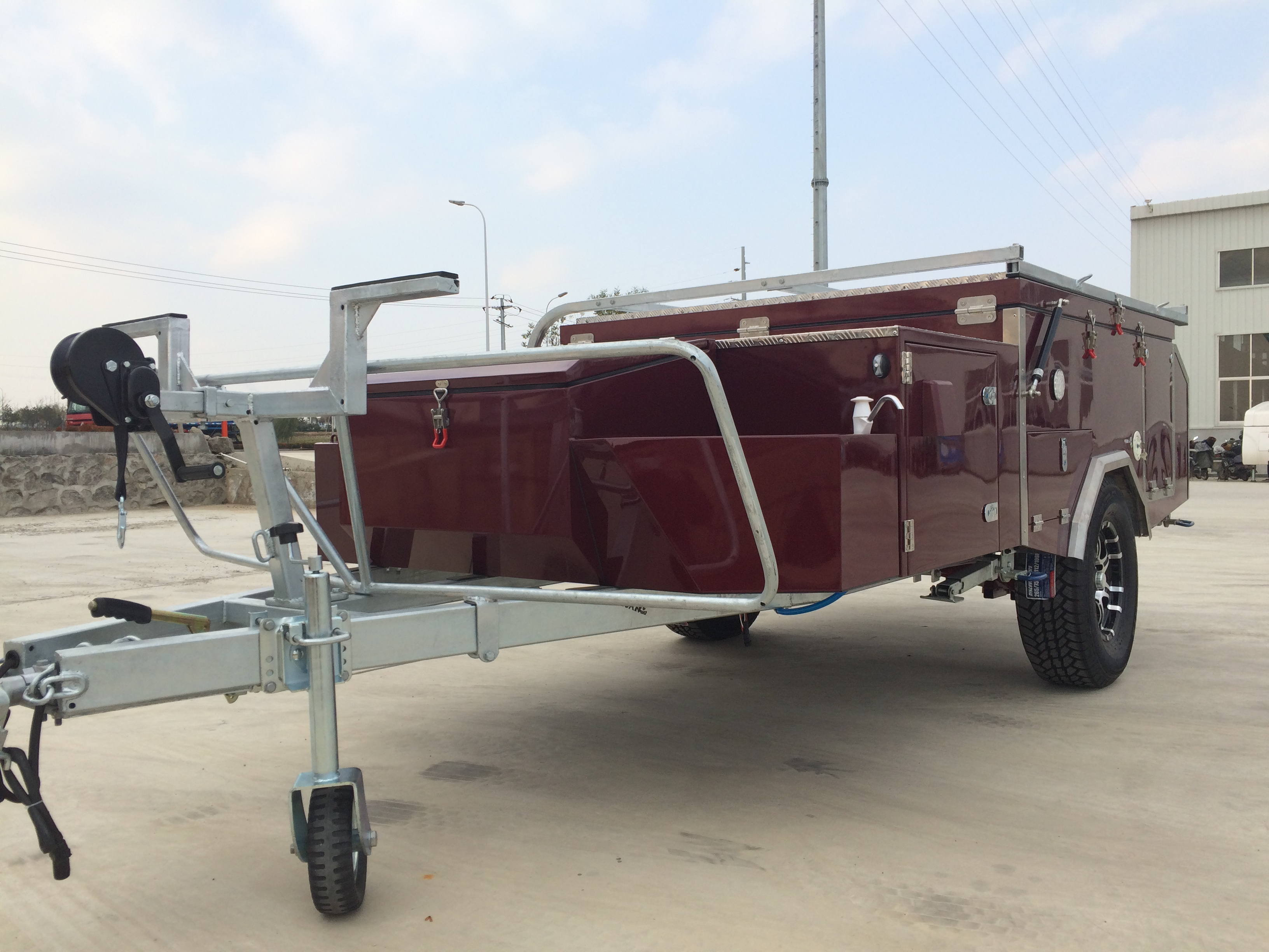 aluminum folding tent trailer/camper trailer