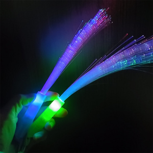 Fiber Optic Wands Light Up Rod Glow Wands Led Sticks Flash Stick for Birthday Bridal Shower Wedding Cheer up Favors Party