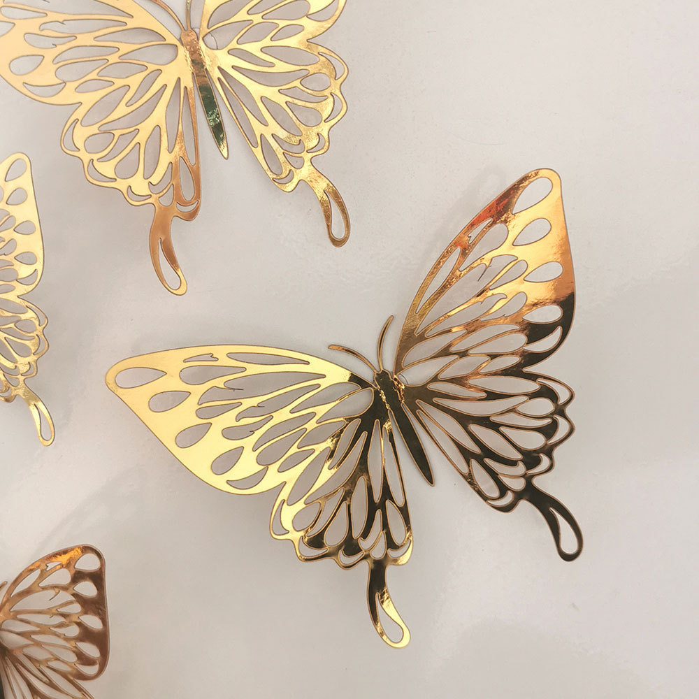 12pcs 3D Butterfly Wall Stickers Wedding Wall Decorative Sticker Butterflies On The Wall Stickers