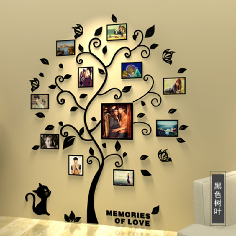 Photo Frame Custom Wall Decoration Stickers 3d Wallpaper For Home Decoration Family Photo Frame Wallstickers Home Decor Wall Art