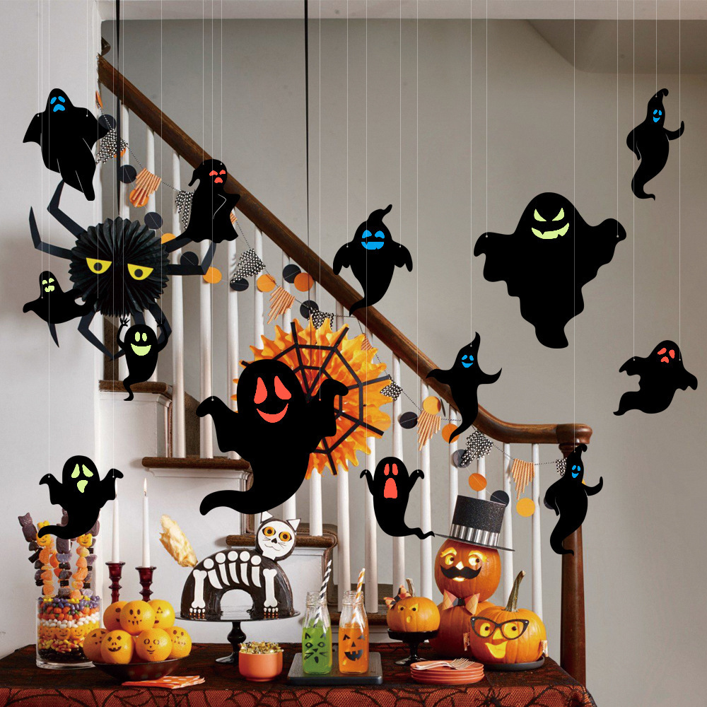 Halloween Decoration Bats Wall Decor  Waterproof Spooky Window Decor Stickers Bat for Carnival Eve Party