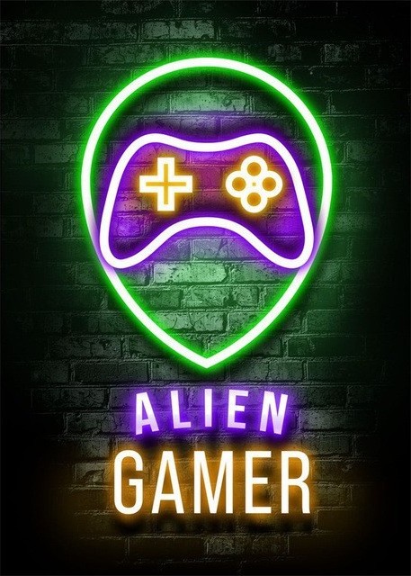 Game Poster Gamer Canvas Painting Eat Sleep Poster Prints for Room Decorative Repeat Gaming Wall Art Picture Playroom