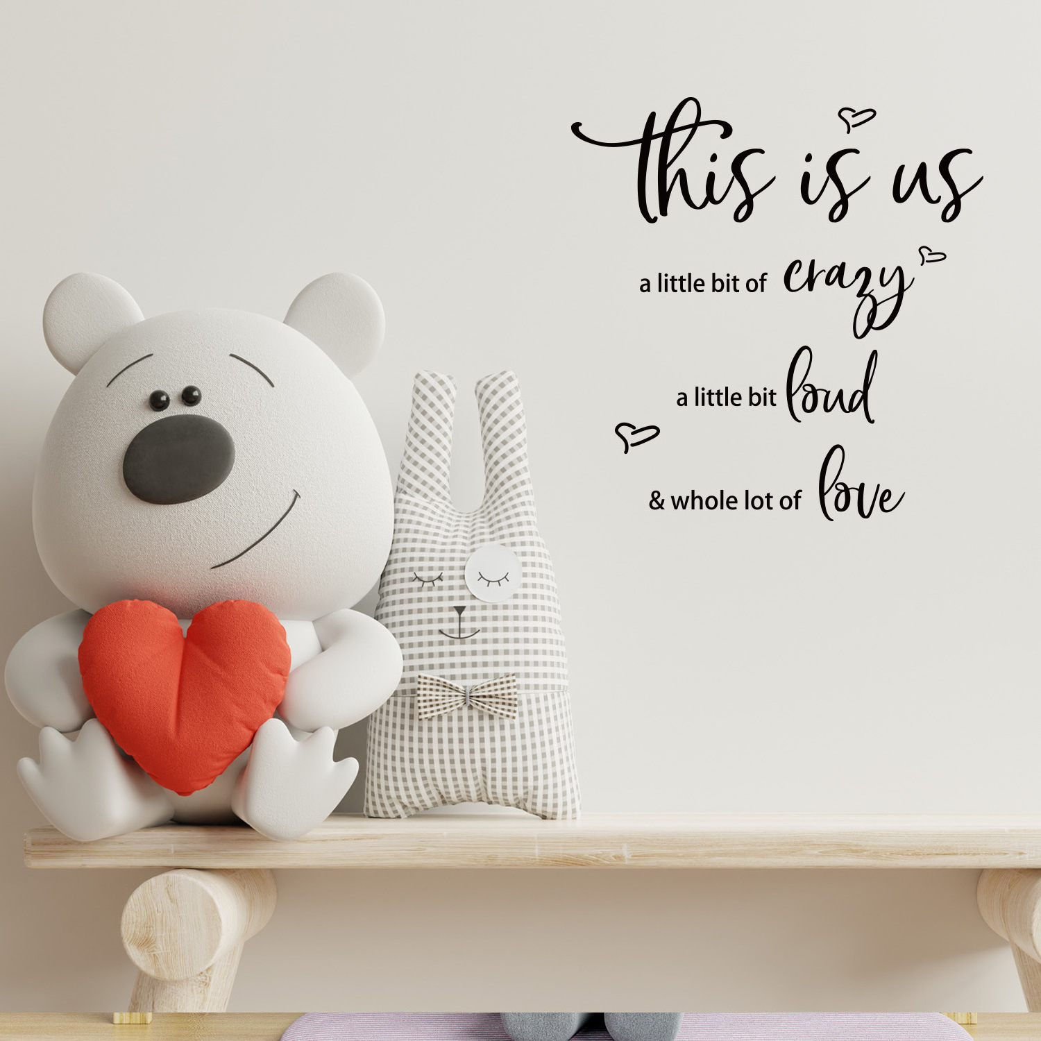 This is us Family Wall Decal Our Life Story Home Quote Art Stickers Home Decor Living Room Bedroom Entryway Vinyl Decals