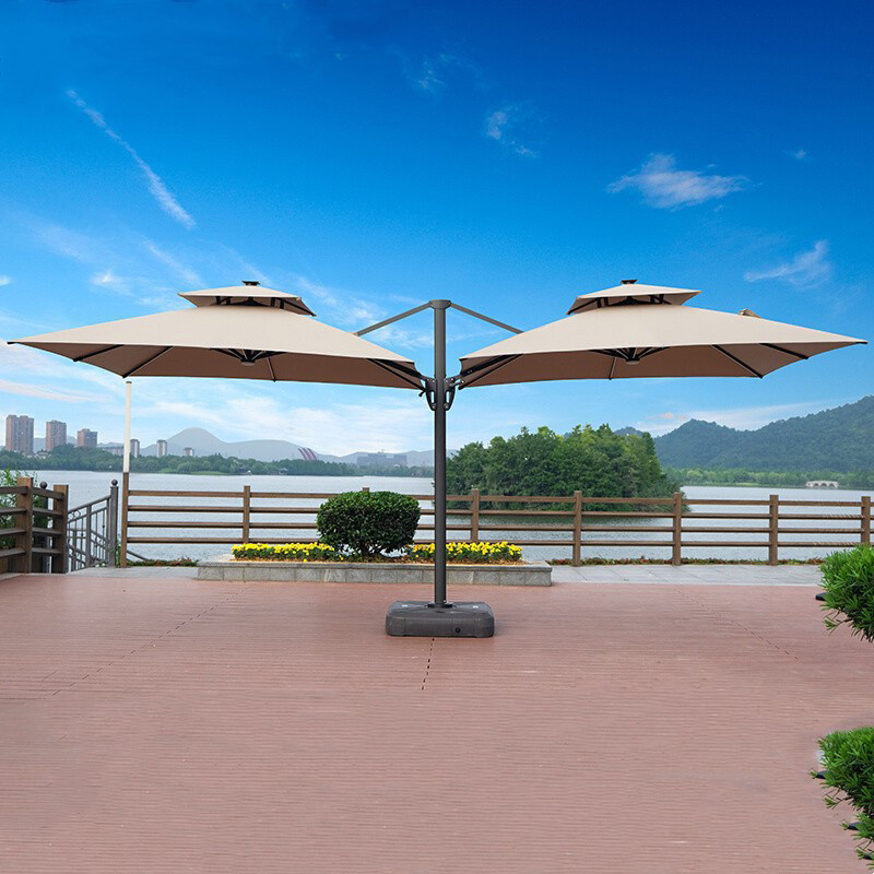 Wholesale Outdoor Garden Poolside Umbrellas Parasol Top Quality Terrace Parasol Modern Design Parasol Replacement Cover