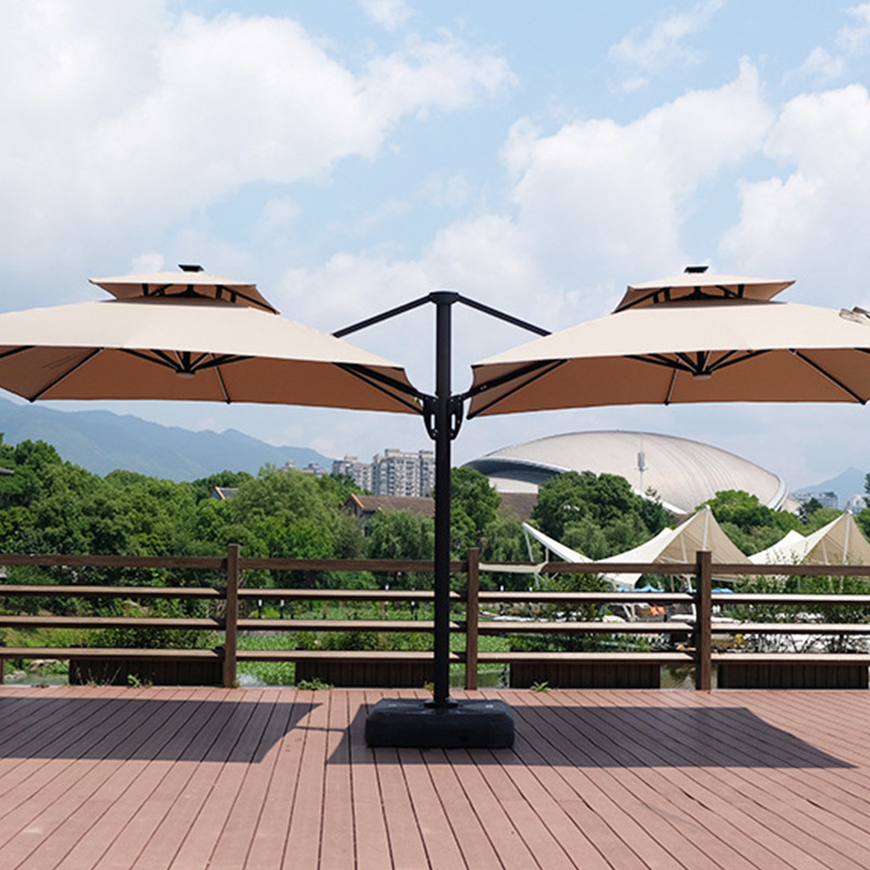 Wholesale Outdoor Garden Poolside Umbrellas Parasol Top Quality Terrace Parasol Modern Design Parasol Replacement Cover