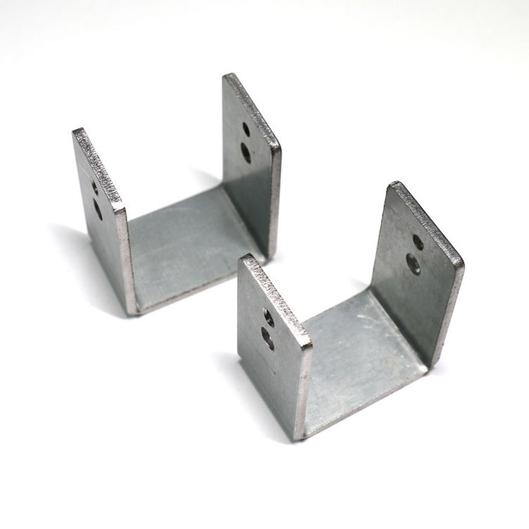 Aluminium Alloy Angle Metal Custom Precision Hardware Bracket U Shaped Metal Bracket For Wood Beams