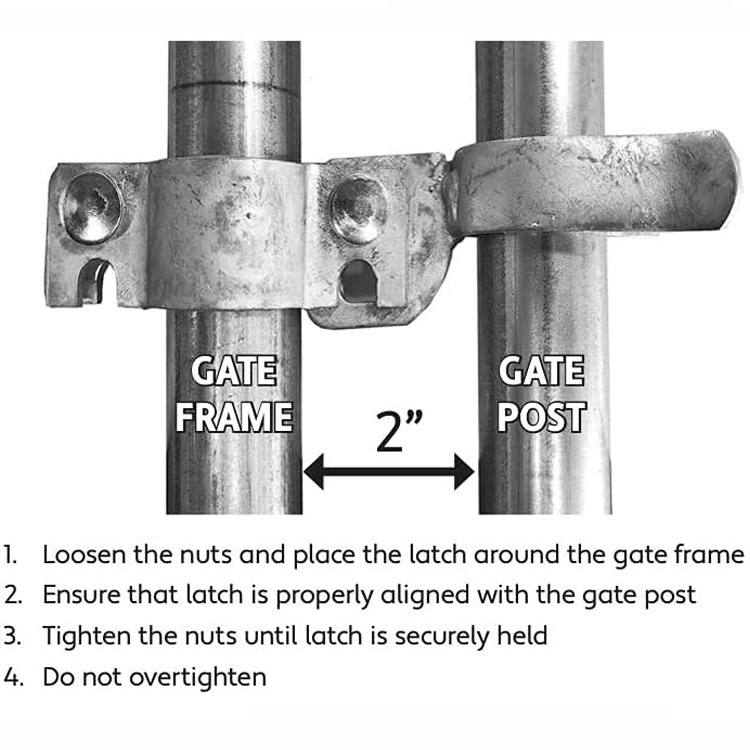 Chain Link Gate Latch 1-3/8