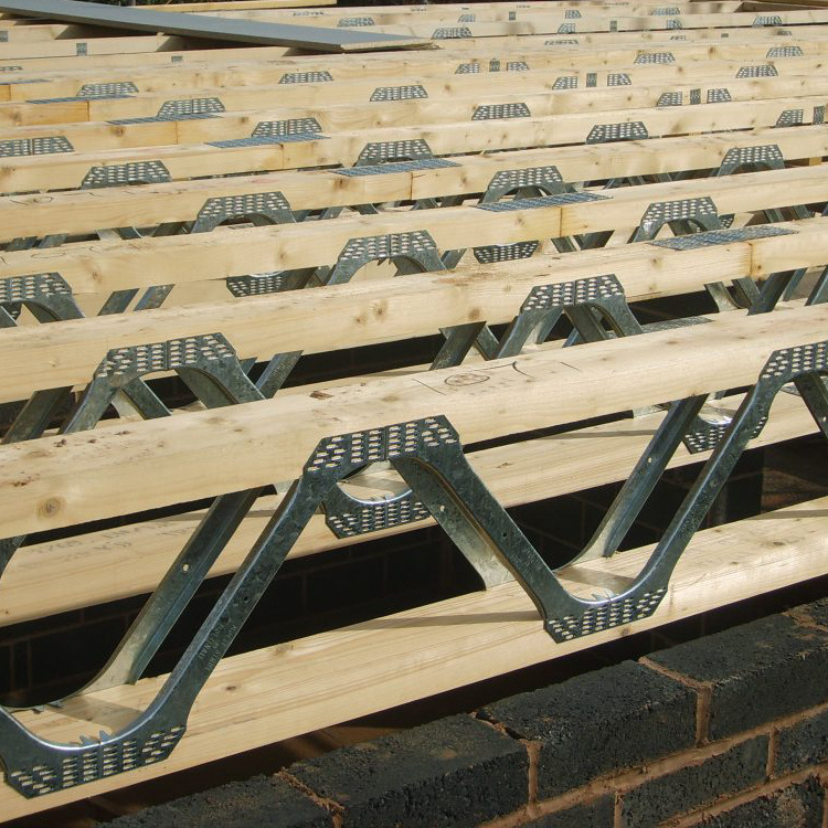 Galvanized wood connector trusses steel joist