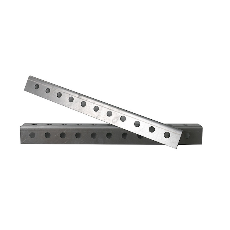 Metal galvanized steel perforated slotted angle bar for garage door