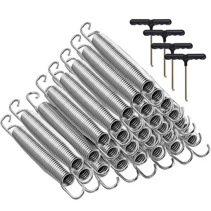 Heavy duty stainless metal steel trampoline springs extension springs