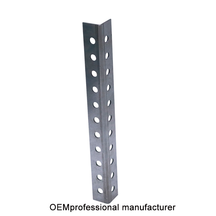 Metal galvanized steel perforated slotted angle bar for garage door