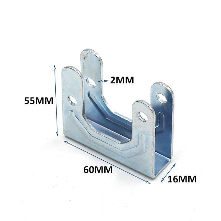 U Type Metal Bracket Galvanize Pipe Clamp For Distribution Control box