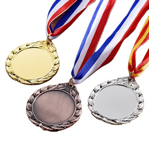 Metal 3D Embossed Blank Custom Medal Kids Running Medals Reward Blank Metal Medal