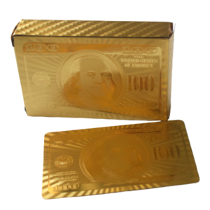 Playing Cards Gold Foil Poker Golden Poker 24K Gold Foil Plated Playing Cards